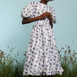 SISTER JANE Pearl Floret Midi Dress